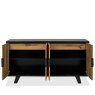 Bentley Designs Emerson Rustic Oak & Peppercorn Wide Sideboard