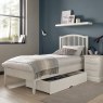 Bentley Designs Ashby White 90cm Slatted Bedstead