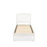 Bentley Designs Ashby White 90cm Slatted Bedstead