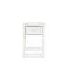 Bentley Designs Ashby White 1 Drawer Nightstand