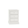 Bentley Designs Ashby White 3 Drawer Nightstand