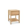 Bentley Designs Bergen Oak Lamp Table with Drawer