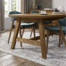 Bentley Designs Camden Rustic Oak 4-6 Extension Dining Table