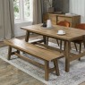 Bentley Designs Camden Rustic Oak Small Bench