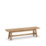 Bentley Designs Camden Rustic Oak Small Bench