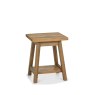 Bentley Designs Camden Rustic Oak Lamp Table