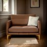 Ercol Aosta Snuggler in Leather Ercol Aosta Snuggler in Leather