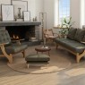 Ercol Ercol Aosta Footstool in Leather