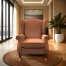 Chatsworth Power Recliner Wing Chair in Leather