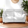 Manhattan 2 Seater Sofa Static in Leather