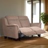 Manhattan Double Power Recliner 2 Seater Sofa with USB Port - Single Motors in Fabric