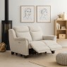 Parker Knoll Manhattan Double Power Recliner 2 Seater Sofa with USB Port - Single Motors in Fabric