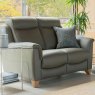 Parker Knoll Manhattan Double Power Recliner 2 Seater Sofa with USB Port - Single Motors in Leather