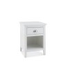 Bentley Designs Hampstead White 1 Drawer Nightstand