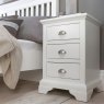 Bentley Designs Hampstead White 3 Drawer Nightstand