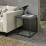 Bentley Designs Renzo Zinc Dark Grey Side Table