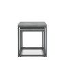 Bentley Designs Renzo Zinc Dark Grey Nest of Lamp Tables