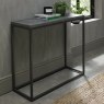 Bentley Designs Renzo Zinc Dark Grey Narrow Console Table