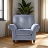 Burghley Armchair with Powered Footrest in Leather Burghley Armchair with Powered Footrest in Leather