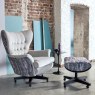 Jay Blades X Jay Blades x G Plan Broadway Footstool in Leather