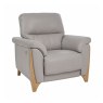 Enna Chair Power Recliner Leather Angle