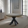 Bentley Designs Ellipse Fumed Oak Circular Dining Table