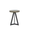 Bentley Designs Ellipse Fumed Oak Lamp Table