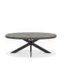 Bentley Designs Ellipse Fumed Oak Coffee Table