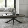 Bentley Designs Ellipse Fumed Oak Coffee Table