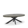 Bentley Designs Ellipse Fumed Oak Coffee Table