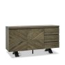 Bentley Designs Ellipse Fumed Oak Wide Sideboard