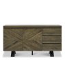 Bentley Designs Ellipse Fumed Oak Wide Sideboard