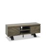 Ellipse Fumed Oak Entertainment Unit