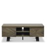 Bentley Designs Ellipse Fumed Oak Entertainment Unit