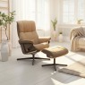 Stressless Stressless Mayfair Chair in Fabric, Cross Base with Footstool