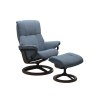Stressless Mayfair Chair in Fabric, Signature Base with Footstool Stressless Mayfair Chair in Fabric, Signature Base with Footstool