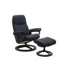 Stressless Stressless Consul Chair in Leather, Signature Base with Footstool