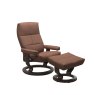 Stressless Stressless David Chair in Fabric, Classic Base with Footstool
