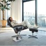 Stressless Stressless David Chair in Leather, Cross Base
