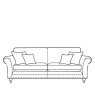Alstons Upholstery Cleveland Grand Sofa-StandardBk