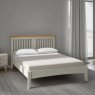 Hampstead Soft Grey and Pale Oak 150cm Bedstead
