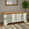 Hampstead Soft Grey and Pale Oak Blanket Box