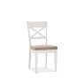 Montreux Washed Oak and Soft Grey X Back Chair - Sand Fabric (Pair)