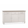 Montreux Washed Oak and Soft Grey Wide Sideboard