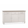 Bentley Designs Montreux Washed Oak and Soft Grey Wide Sideboard