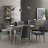 Bentley Designs Monroe Silver Grey 4-6 Dining Table