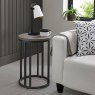 Bentley Designs Monroe Silver Grey Side Table