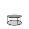 Bentley Designs Monroe Silver Grey Coffee Table