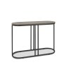 Bentley Designs Monroe Silver Grey Console Table