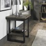 Tivoli Weathered Oak Lamp Table